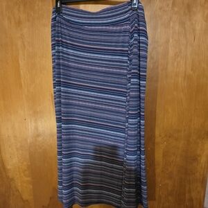 Maurices Multicolor Striped Maxi Skirt